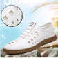 Men's Stylish Laser Cut White Casual Shoes
