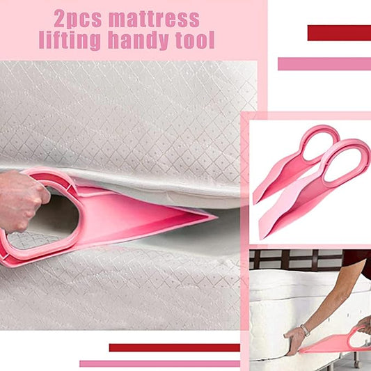 Mattress Lifter, Ergonomic Mattress Wedge Lift, Bed Making and Mattress Lifting Handy Tool Reduces Back Pain