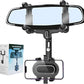 Phone Mount for Car, 2024 Upgraded Rear View Mirror Phone Holder, Universal Mount, Rotatable Phone Holder for Car Compatible