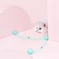 Interactive Cat Toy Ball with LED Light, 360° Self-Rotating Electric Ball, USB Rechargeable Electric Cat Toy