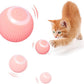 Interactive Cat Toy Ball with LED Light, 360° Self-Rotating Electric Ball, USB Rechargeable Electric Cat Toy