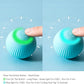 Interactive Cat Toy Ball with LED Light, 360° Self-Rotating Electric Ball, USB Rechargeable Electric Cat Toy