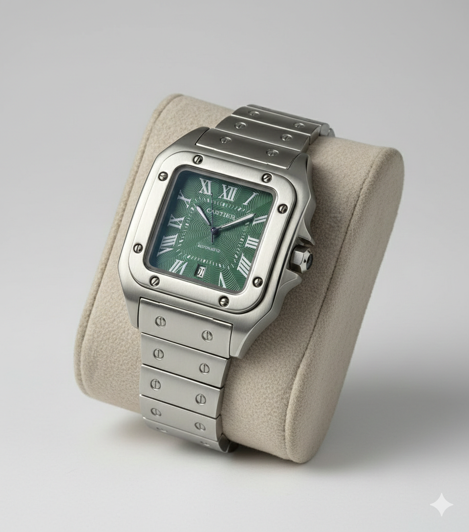 Cartier Style Square Dial Premium Men’s Watch – 42mm (Japanese Movement) | ZDS)