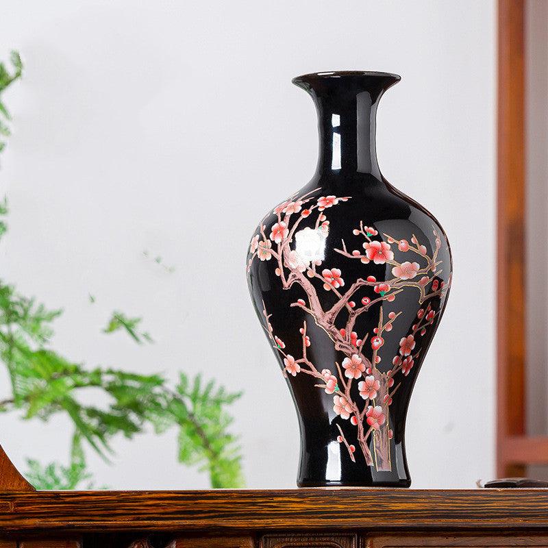 New Small Pottery Vase Ornament – Handmade Decorative Handicraft