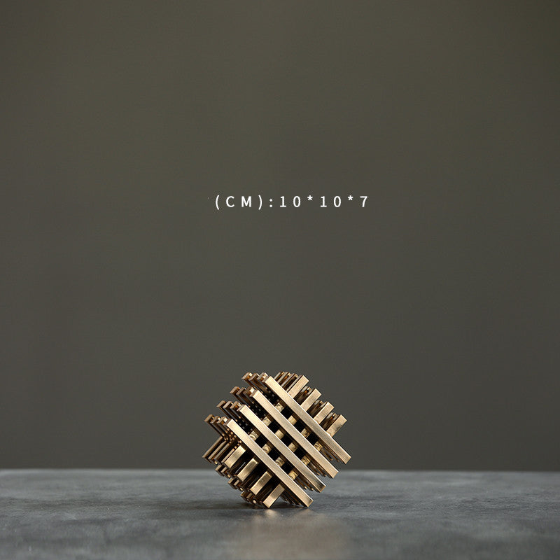 Elegant Minimalist Desk Handicraft – Modern Home & Office Decor