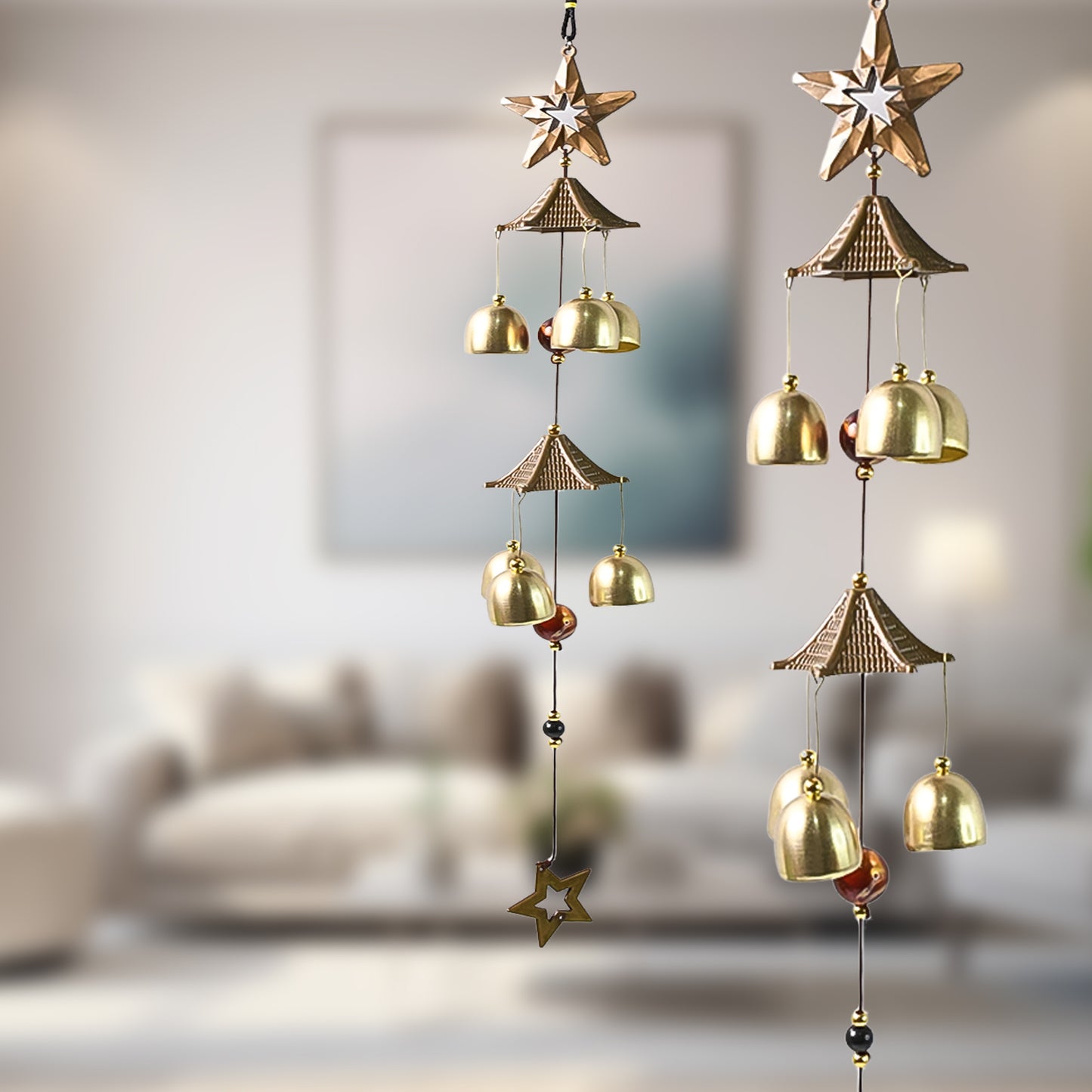 Home Decor Wind Chimes Outdoor Hanging (1 Pc)