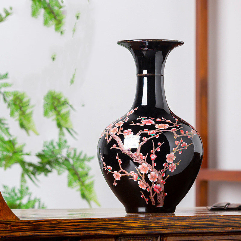 New Small Pottery Vase Ornament – Handmade Decorative Handicraft