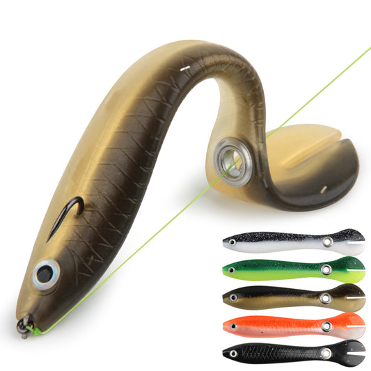 Slip Mechanism Artificial Swimming Soft Fishing Lure – Bounce Action Mock Bait for Bass, Trout & Pike (Spring/Autumn)