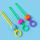 Reusable Silicone Food Bag Sealing Clips With Lock For Kitchen Storage ( 3 Pc)