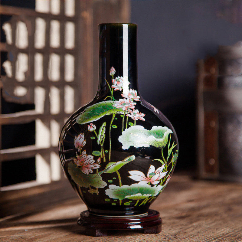 New Small Pottery Vase Ornament – Handmade Decorative Handicraft