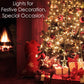 1253 12 Stars Curtain String Lights Window Curtain Lights With 8 Flashing Modes Decoration For Festivals