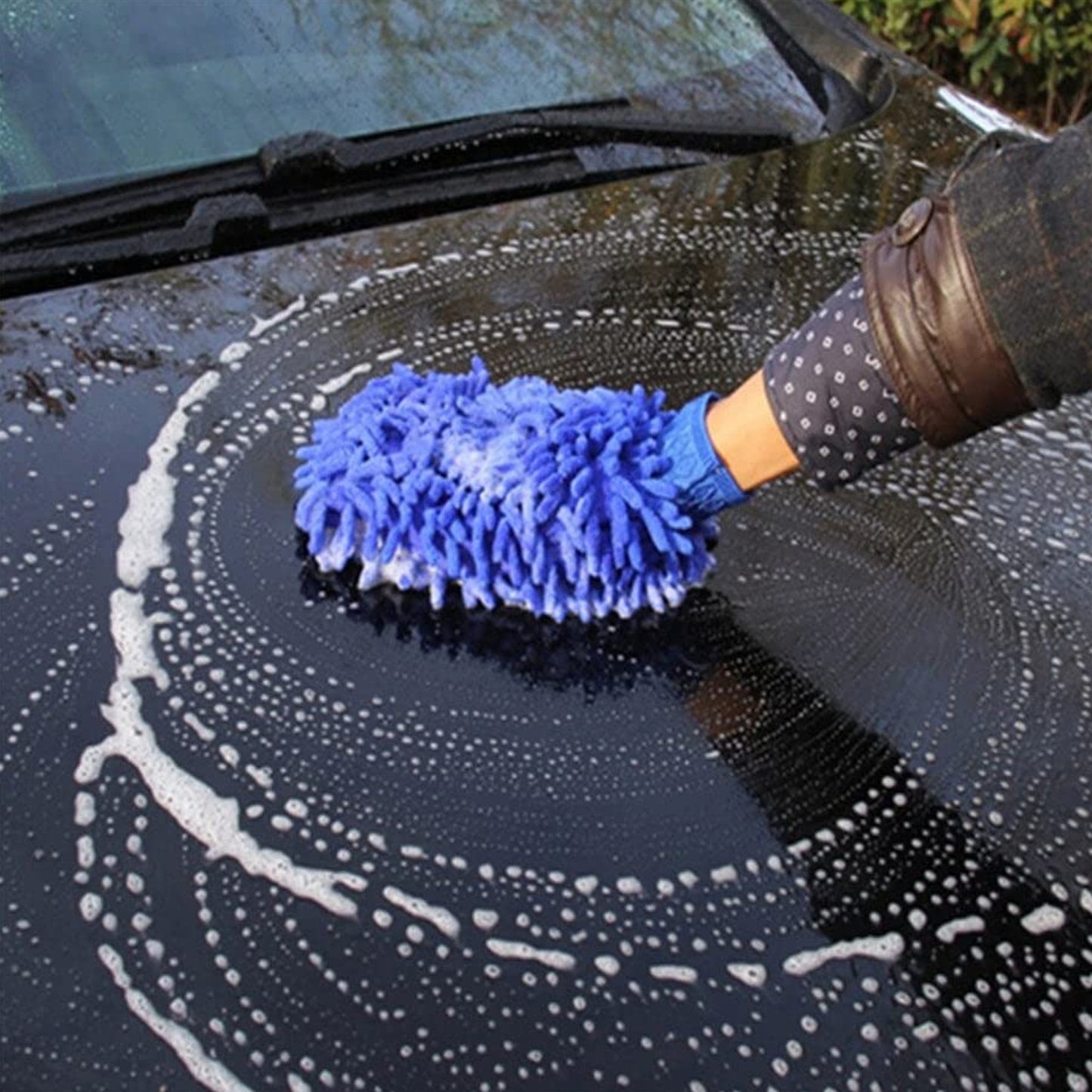 Microfiber Wash Mitt  Multipurpose Cleaning Glove (1 Pc)