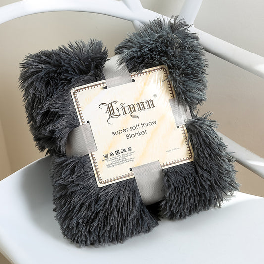 Super Soft Coral Fleece Blanket – Warm, Cozy Fluffy Sofa & Bedding Throw for Home, Travel & Hotel