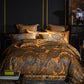 High-Precision Yarn-Dyed Jacquard Multi-Piece Bedding Set – Luxury Satin Cotton Collection