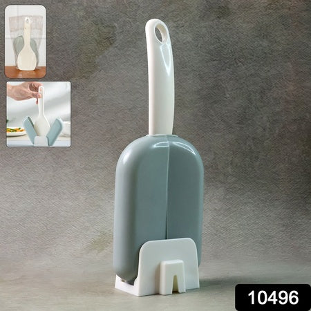 Automatic Open  Close Kitchen Rice Spoon Holder With Dust Cover