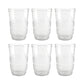Transparent Janta Drinking Glass Set (300ml 6 Pc Set)