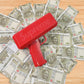 4514 Money Gun Shooter Cash Spray Gun Make It Rain Toy Gun Cash Cannon Money Gun Great Fun For Party Games Wedding Birthday