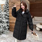 Women’s Relaxed-Fit Long Cotton Coat with Hood | Casual Outerwear