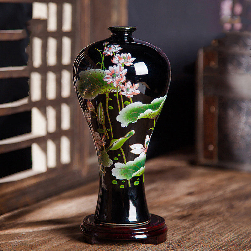 New Small Pottery Vase Ornament – Handmade Decorative Handicraft