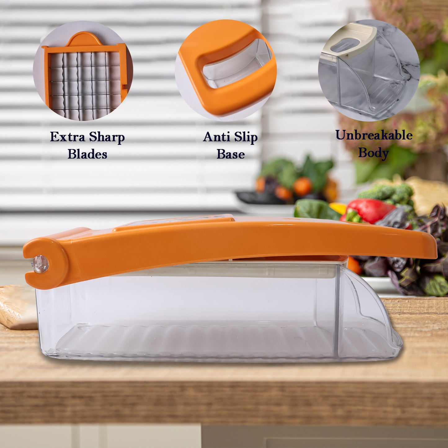 Supermom Kitchen Master Vegetable  Fruit Chopper (1 Pc)