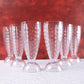 Supermom Transparent Plastic Milkshake Glass Set (400ml  6 Pc)
