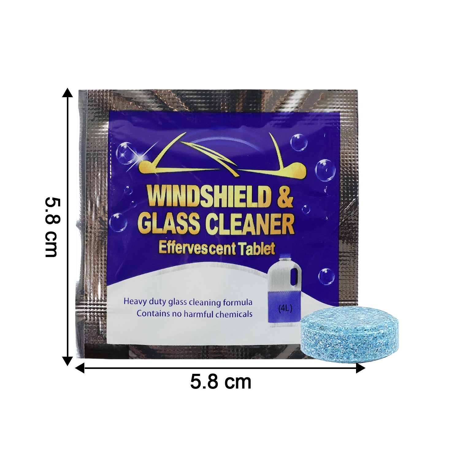 Car Wiper Detergent Effervescent Tablets (Pack Of 10)