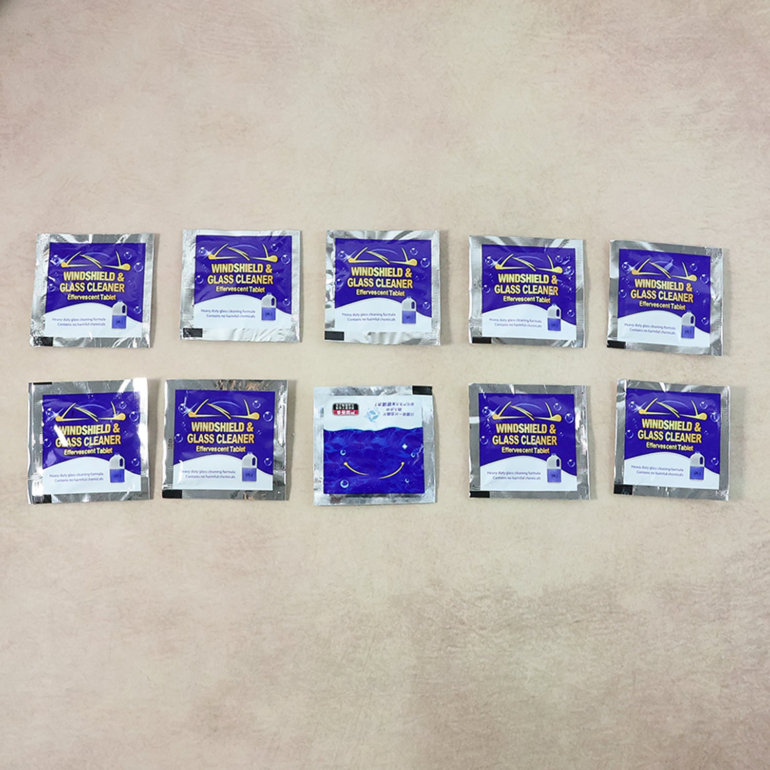 Car Wiper Detergent Effervescent Tablets (Pack Of 10)