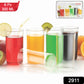 Glossy Plastic Glass Set (6 Pc  300 Ml)