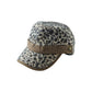 Stylish Leopard Print Military Style Cap (1 Pc)