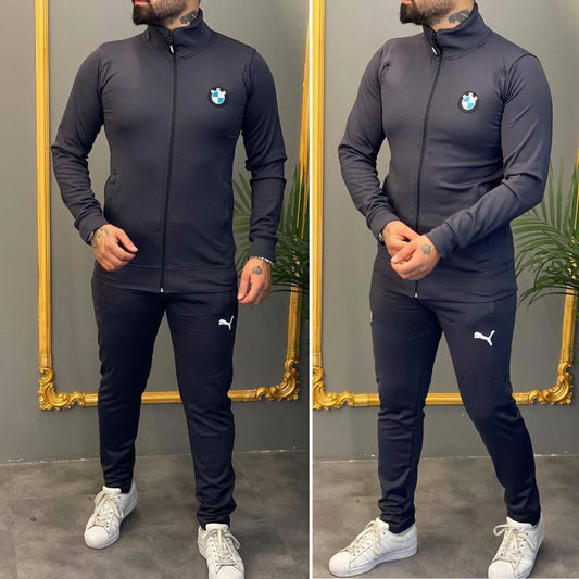 Premium Lycra Dryfit Full Sleeve Tracksuit for Men – Upper & Lower Gym Wear Set