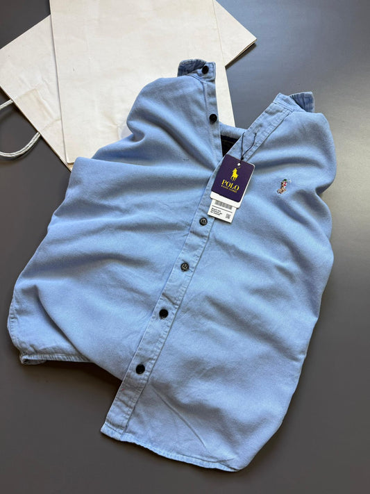 Premium Quality RL Polo Denim Shirt for Men – 100% Cotton | Heavy Denim | Comfort Fit