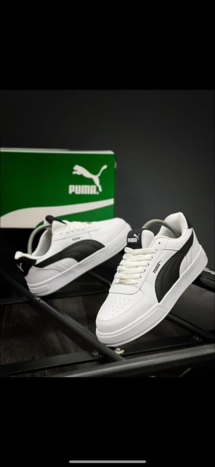 PUMA Premium White Sneakers — Clean, Comfortable, Everyday | MF