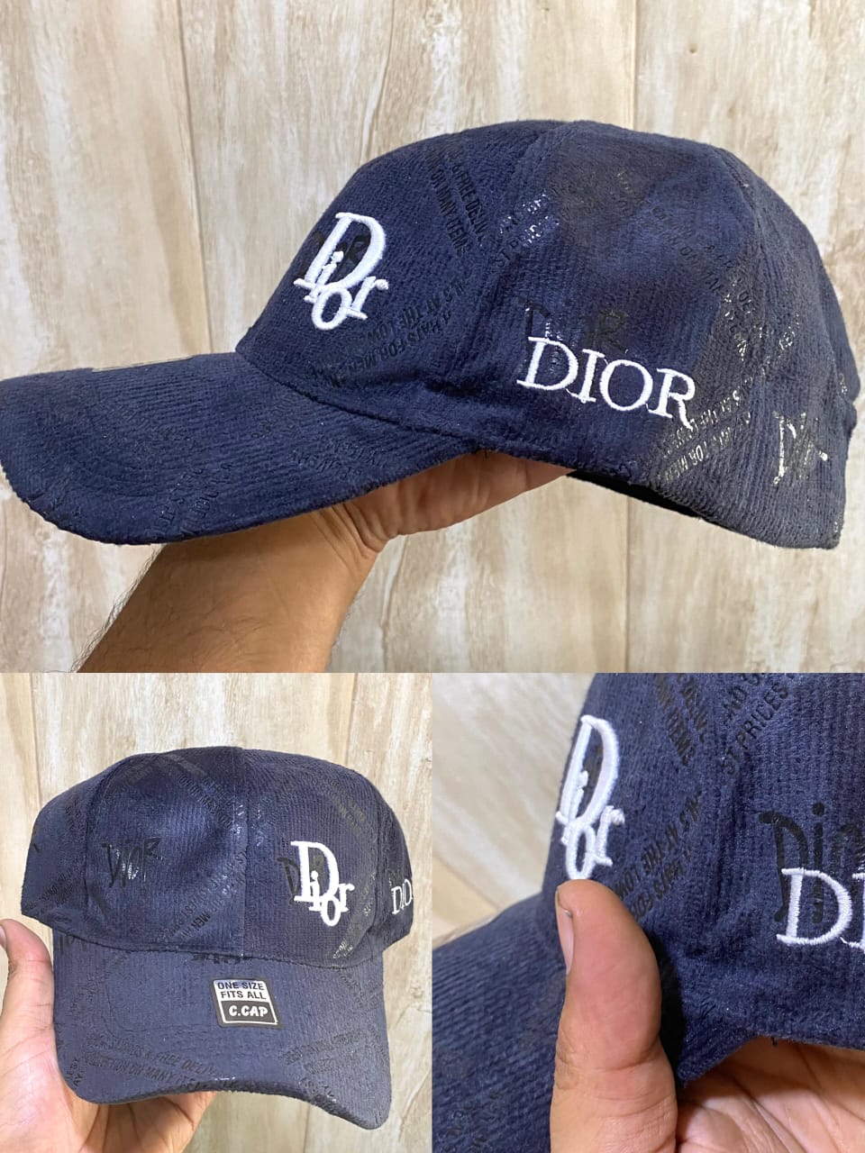 Premium Velvet Branded Caps | Clearance Sale – Top Quality