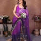 Netra Fashion A94 Heavy Georgette Silk Embroidered Saree with Blouse (SCG)