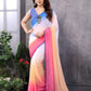 Netra Fashion Georgette Silk Printed Ready-to-Wear Saree with Lace Border (SCG)