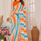 Netra Fashion Georgette Silk Printed Ready-to-Wear Saree with Lace Border (SCG)