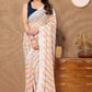 Netra Fashion Georgette Silk Printed Ready-to-Wear Saree with Lace Border (SCG)
