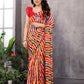 Netra Fashion Georgette Silk Printed Ready-to-Wear Saree with Lace Border (SCG)