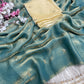 Bollywood Trending Fandy Satin Saree with Sequin Butti Work
