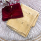 Bollywood Trending Fandy Satin Saree with Sequin Butti Work