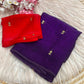 Bollywood Trending Fandy Satin Saree with Sequin Butti Work