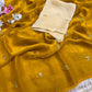 Bollywood Trending Fandy Satin Saree with Sequin Butti Work