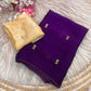 Bollywood Trending Fandy Satin Saree with Sequin Butti Work