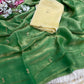 Bollywood Trending Fandy Satin Saree with Sequin Butti Work