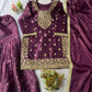 Eid Exclusive GMY Silk Sequence Embroidered Sharara Set with Dupatta | Wedding & Festive Wear
