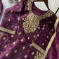 Eid Exclusive GMY Silk Sequence Embroidered Sharara Set with Dupatta | Wedding & Festive Wear
