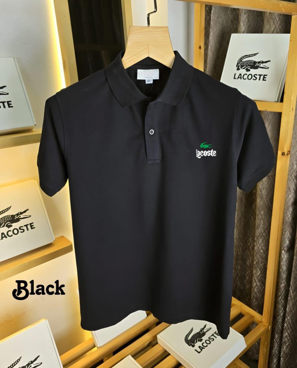 Lacoste Style Men’s Cotton Matty T-Shirt – Premium Half Sleeve Summer Collection | MF