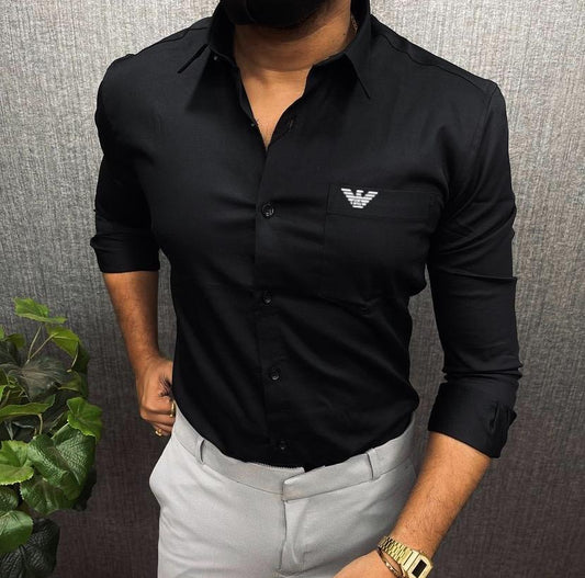 Men’s Plain Cotton Full Sleeve Shirts – Premium Regular Fit (Daily Wear Collection)|MF