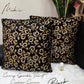 Mik’s Premium Imported Velvet Cushion Covers – Gold Patch Design (Set of 5)| ZR
