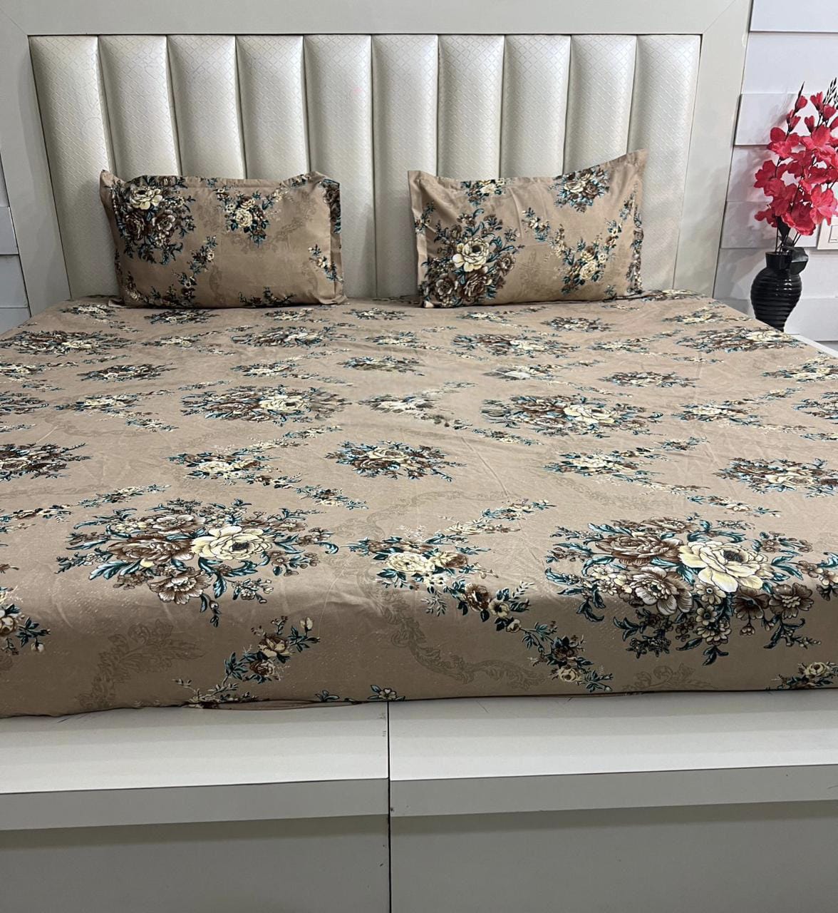 WAKE-FIT King Size Fitted Bedsheet Set – Specially Crafted for Your Comfort |ZR